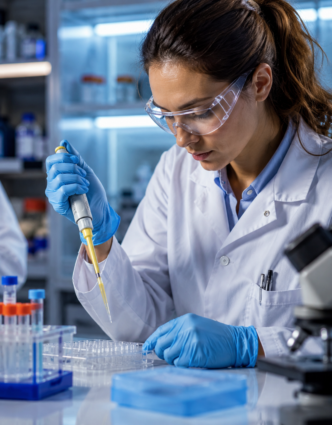 Scientist in laboratory